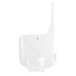 Acerbis Front Number Plate  White