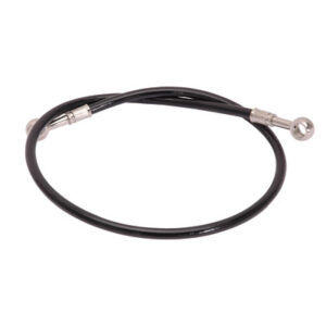 Galfer Rear Steel Braided Brake Line Standard Length Black