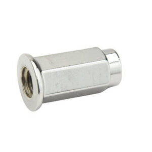 ITP Flat Base Chrome Lug Nut 3/8" with 14mm Head