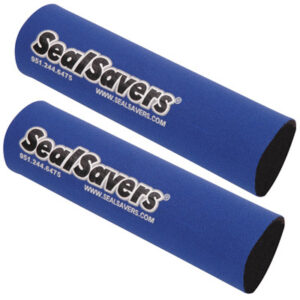 Seal Savers Fork Covers 36-43mm Fork Tube, Short Blue