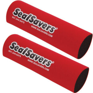 Seal Savers Fork Covers 44-50mm Fork Tube, Short Red