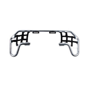 Tusk Comp Series Nerf Bars Silver With Black Webbing